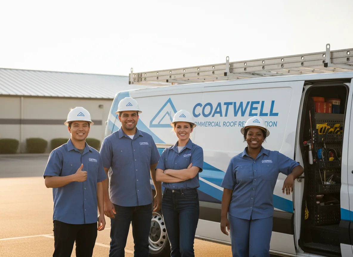 Commercial roof coating company in Linwood, MI